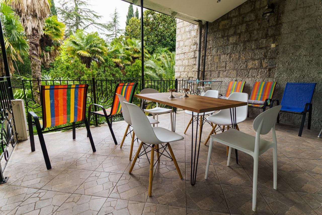 Gagra Hotel Printsevskii Zamok Kültér fotó